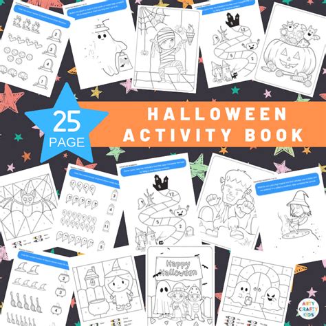 Halloween Printable Activity Book - Arty Crafty Kids