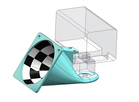 Mm Hot End Fan Shroud Free D Model On Creazilla