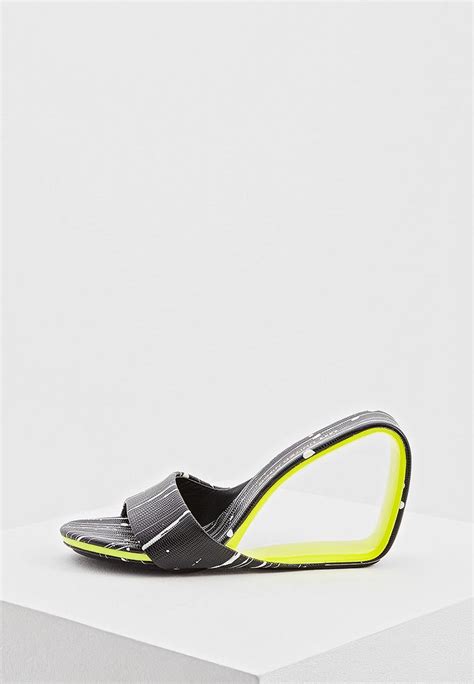 Сабо United Nude цвет черный UN AWEHSG купить в интернет магазине Lamoda