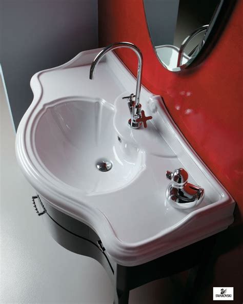 Victorian Style Lavabo Da Incasso Soprapiano Collezione Victorian