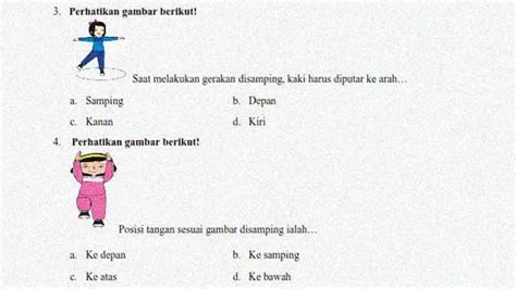 Contoh Soal Pjok Kelas 3 Semester 2 Homecare24