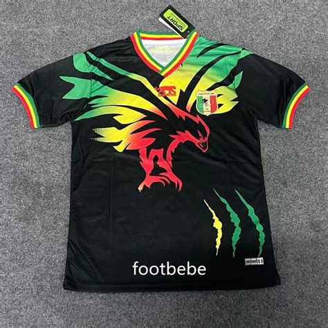 Maillot Mali 2023 2024 Noir Pre Match Footbebe