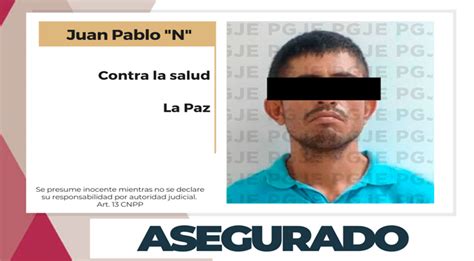 Aseguran A El Cabeca Con M S De Mil Dosis De Cristal En La Paz