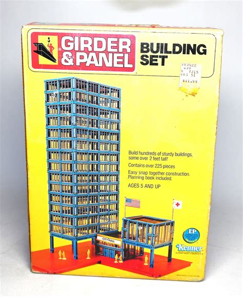 Vintage Kenner Girder Panel Building Set Original Box