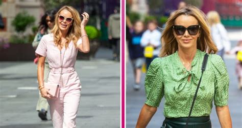 Amanda Holden Sets Pulses Racing As She Undoes Tiny Green Bikini