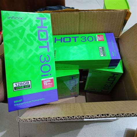 Jual Infinix Hot 30i 8 128Gb BNIB Garansi Resmi Shopee Indonesia