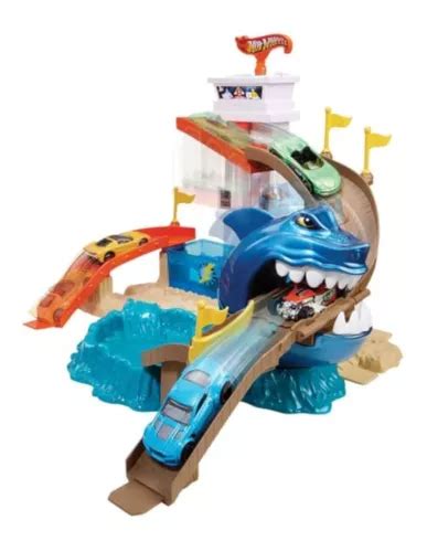 Pista Hot Wheels Ataque Do Tubar O Carrinho Muda De Cor Frete Gr Tis