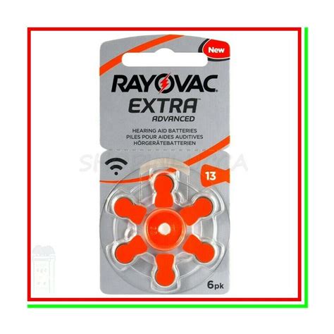 Rayovac Batterie Per Apparecchi Acustici Pile Per Protesi