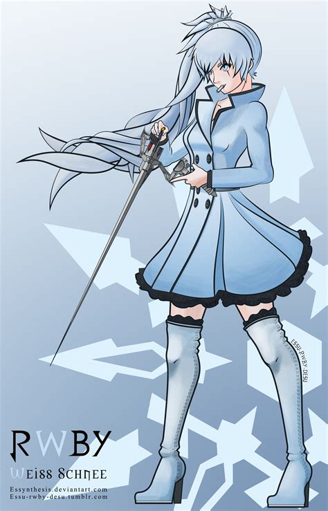 Rwby Weiss Schnee By Essynthesis On Deviantart