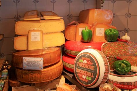 Traditional Dutch Cheese At Local Cheese Shop Amsterdam Editorial Stock Image Image Of Choice