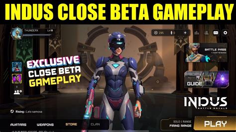 Indus Game Close Beta Gameplay Indus Battle Royale Full Gameplay