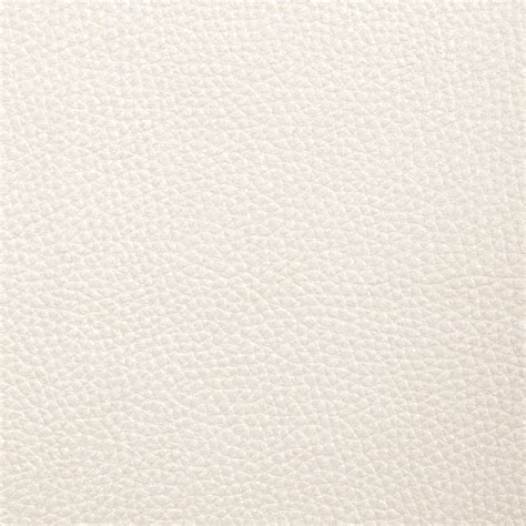 Cream White Solid Texture Plain Fr One Faux Leather Upholstery Fabric