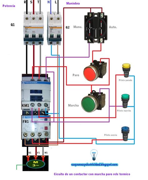 Diagrama Electrico De Un Contactor Coparoman Contactor Elec