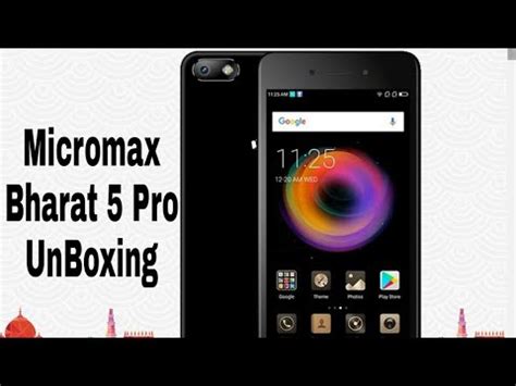 Micromax Bharat 5 Pro Unboxing And Full Specification YouTube