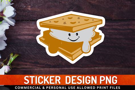 Smore Clipart Stickers Png Design Graphic By Regulrcrative · Creative