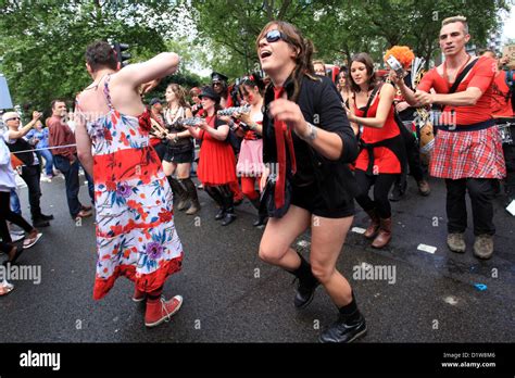 Gay Pride Parade In London Stock Photo Alamy
