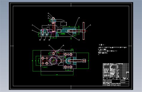 推动架加工工艺和钻Φ32孔夹具设计 版本2 Autocad 2000模型图纸下载 懒石网