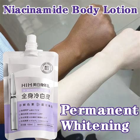 Niacinamide Whitening Body Milk Lotion Remove Melanin Moisturizing