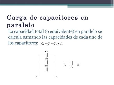 Capacitores En Serie Y Paralelo Energia De Un Capacitor Cargado