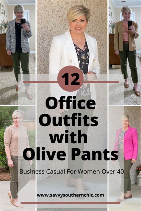 Outfits With Olive Green Pants For Chic Work Wear Green Pants