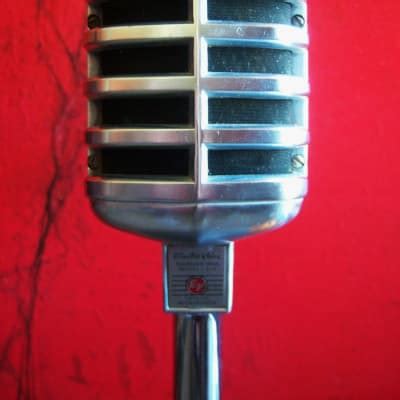 Vintage RARE 1940 S Electro Voice 910 Crystal Microphone High Reverb