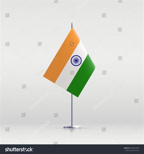 India Flag State Symbol Isolated On Stock Vector (Royalty Free ...