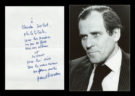 Jean D Ormesson Lettre Autographe Sign E Photo By Jean