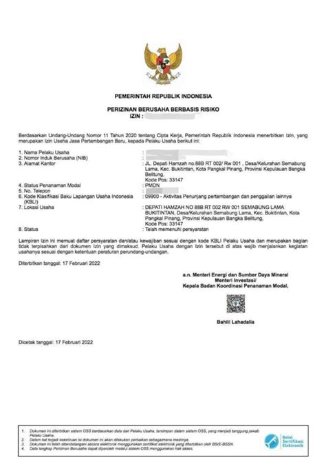 Contoh Surat Izin Usaha Cv Contoh Surat Resmi