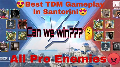 New PUBG MOBILE Gameplay TDM Santorini PUBG Best TDM PUBG Gameplay