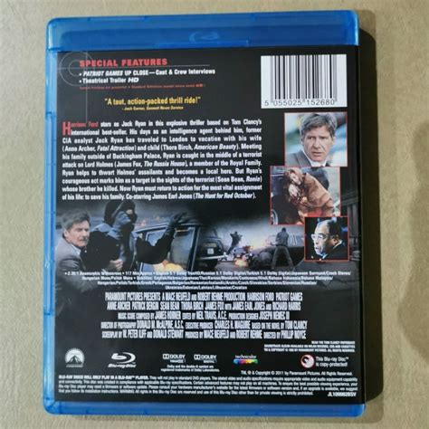 Blu Ray แผ่นแท้ มือสอง The Hunt For Red October Patriot Games Wongsakornsukhanusart Thaipick