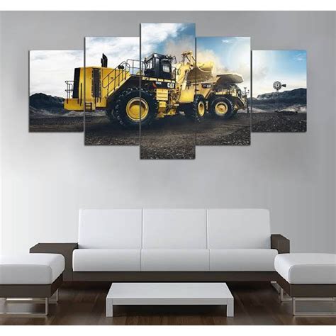 Quadros Decorativos Trator Grande Mineradora Shopee Brasil