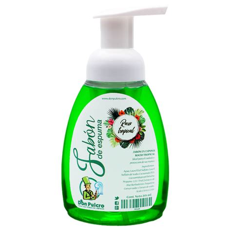 Jabón de espuma fresco rocío 245ml Don Pulcro