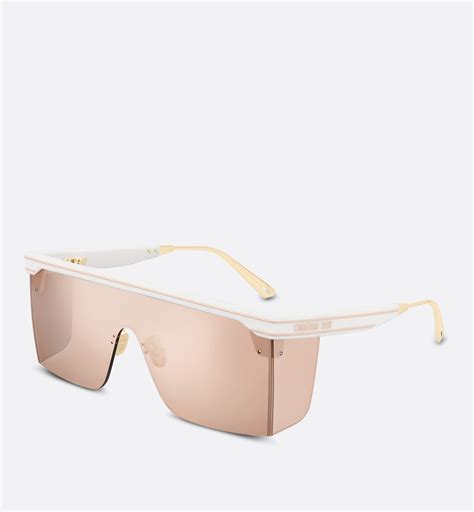 Diorclub M1u Pink Mirrored Mask Sunglasses Dior