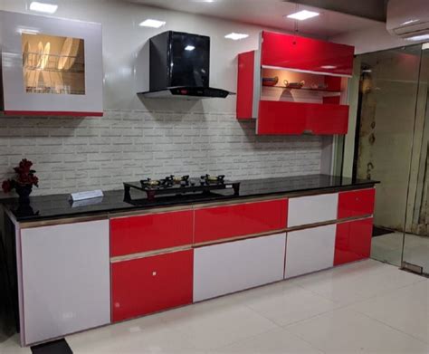 Modern PVC Kitchen Cabinet Wall Mounted At Rs 200 Sq Ft In