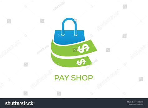 Pay Shop Logo Design Stock Vector (Royalty Free) 1174655644 | Shutterstock