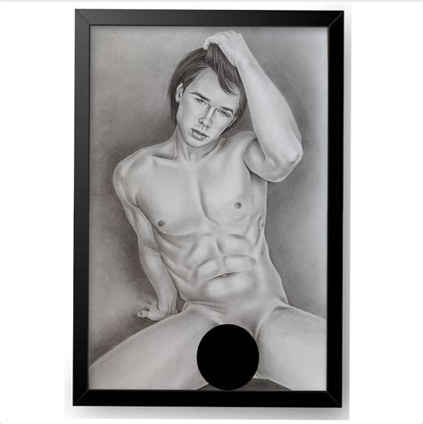 Male Nude Art Not Print Sex Art Nsfw Sexy Nude Naked Man Painting