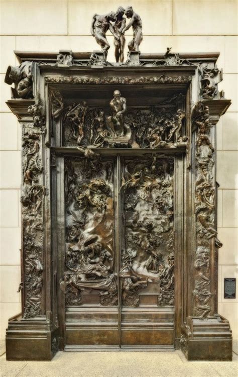 Auguste Rodin La Porta Dell Inferno The Gates Of Hell