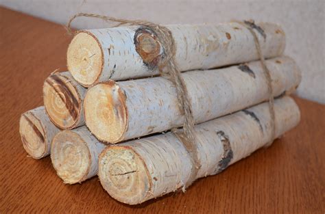 White Birch Logs White Birch Logs Rustic Craft Supply Etsy