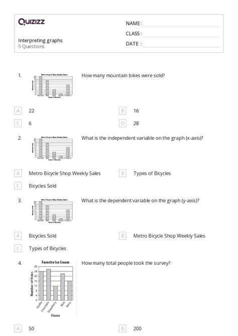 50 Interpreting Graphs Worksheets On Quizizz Free And Printable