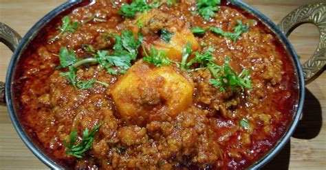 Aloo Keema Reciep In Hindi L Easy And Delicious Keema Aloo Recipe