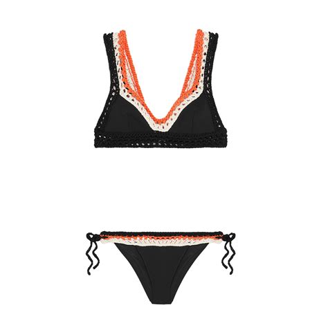 Emilio Pucci Crochet Bikini Over The Moon