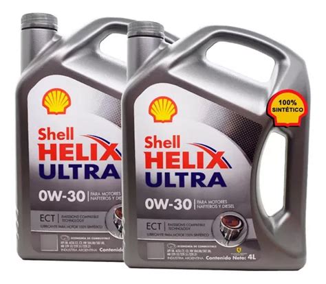 Kit Aceite Shell Helix Ultra Av l 0w30 Vw Amarok X 8 Lts Envío gratis