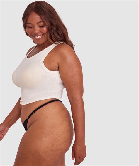 Bras N Things Mesh Basics Bikini Black