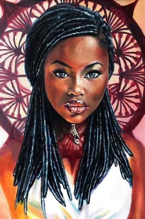 Stunning Paintings On The Beauty Of Black Women Trendy Art Ideas