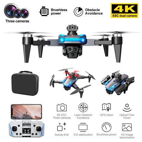 K911SE GPS Drone Three Camera Brushless Electric Adjustment 4k HD