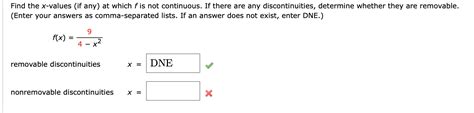 Solved Find The X Values If Any At Which F Is Not