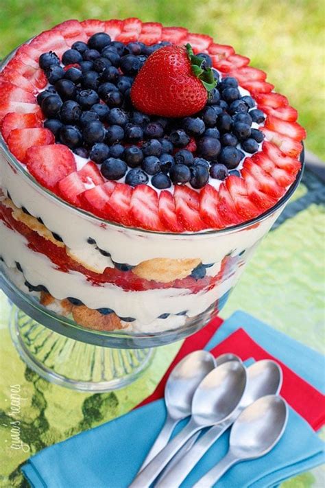 Red White And Blueberry Trifle Recipe Chronicle