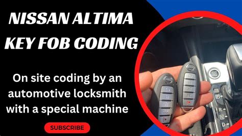 How To Program Key Fob Nissan Altima