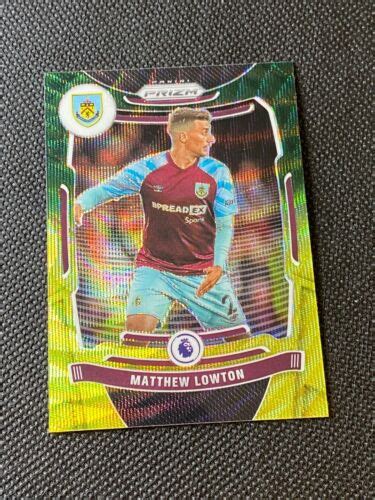 Panini Prizm Premier League Matthew Lowton Multicolor Prizm