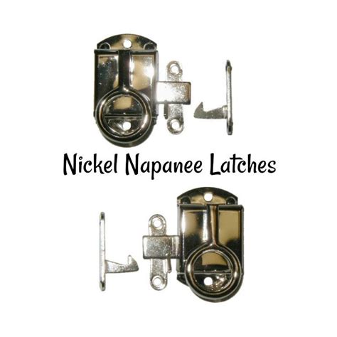 Nickel Latch Nickel Plated Brass Napanee Style Cabinet Latch Napanee